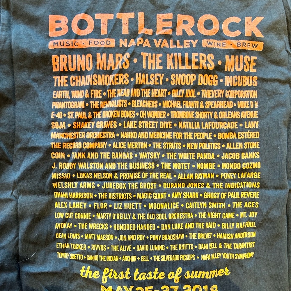 Bottlerock T shirt